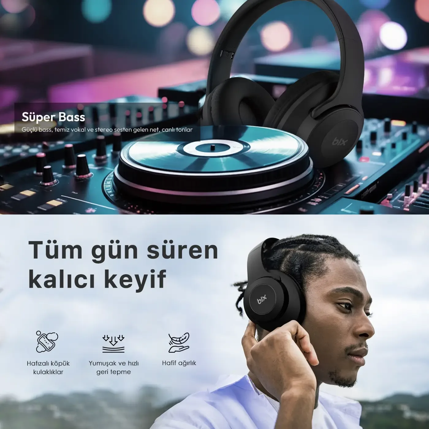 Soundcraft BH2 Katlanabilir Hoparlör Kulaküstü Kulaklık