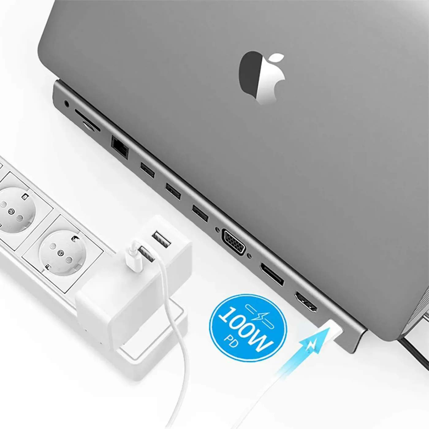 BX12HB 11’i 1 Arada Type-C Çok Portlu Laptop SD/SD+USB
