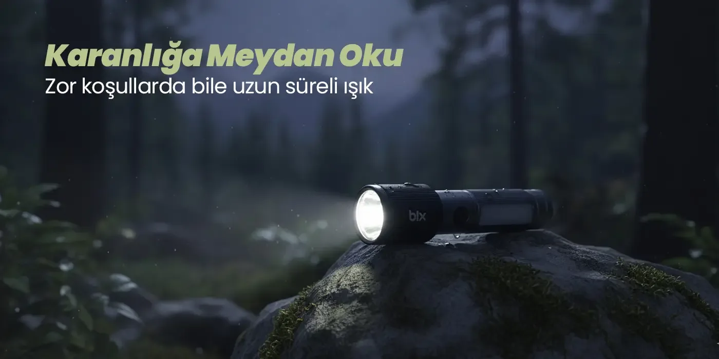 Flashlight BX2153FL 7W LED, Max. 330 Lümen Feneri