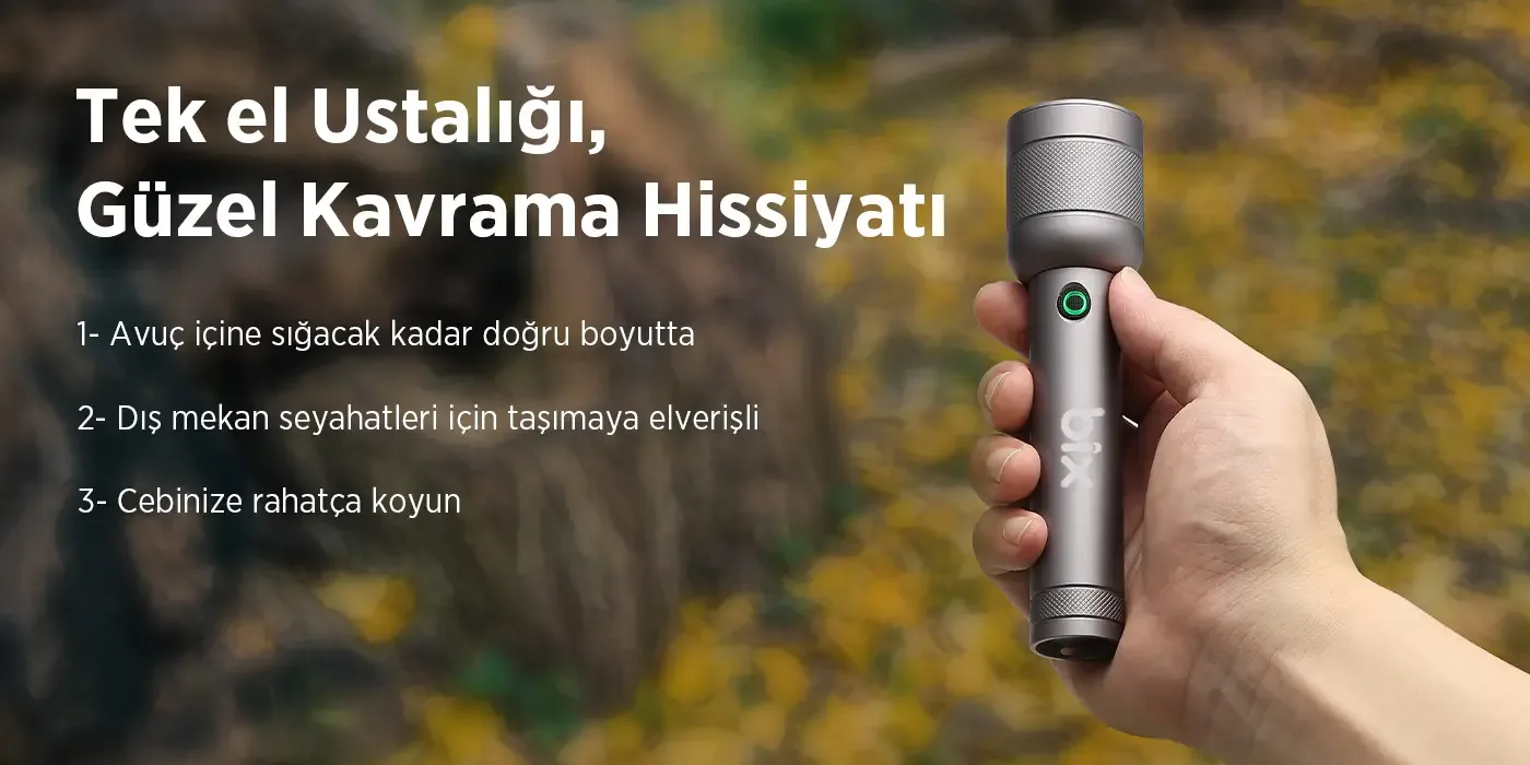 Flashlight BX2186FL 3W LED, Max. 910 Lümen Feneri