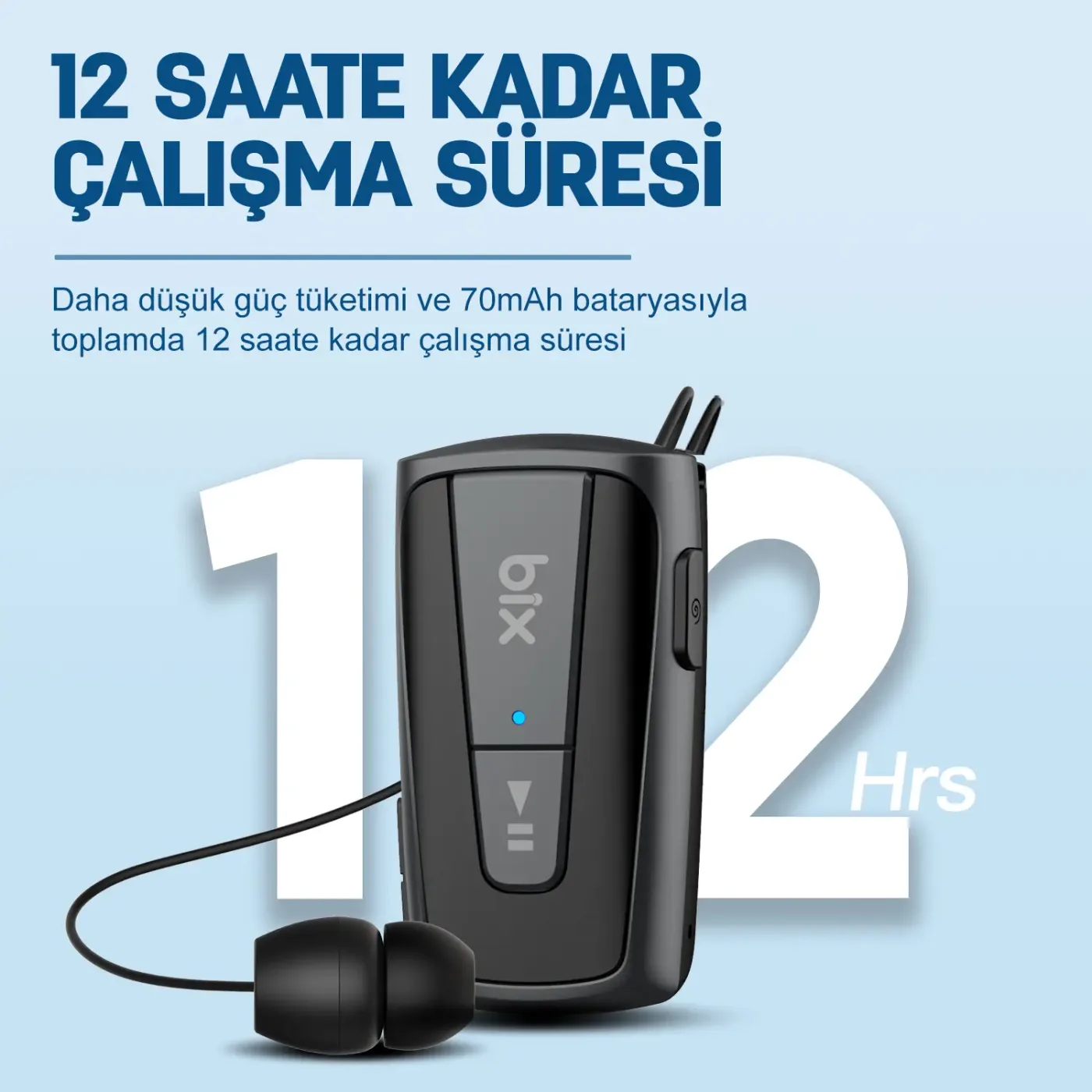 BXA5 Soundcraft Titreşimli ve Geri Çekilebilir Kulaklık