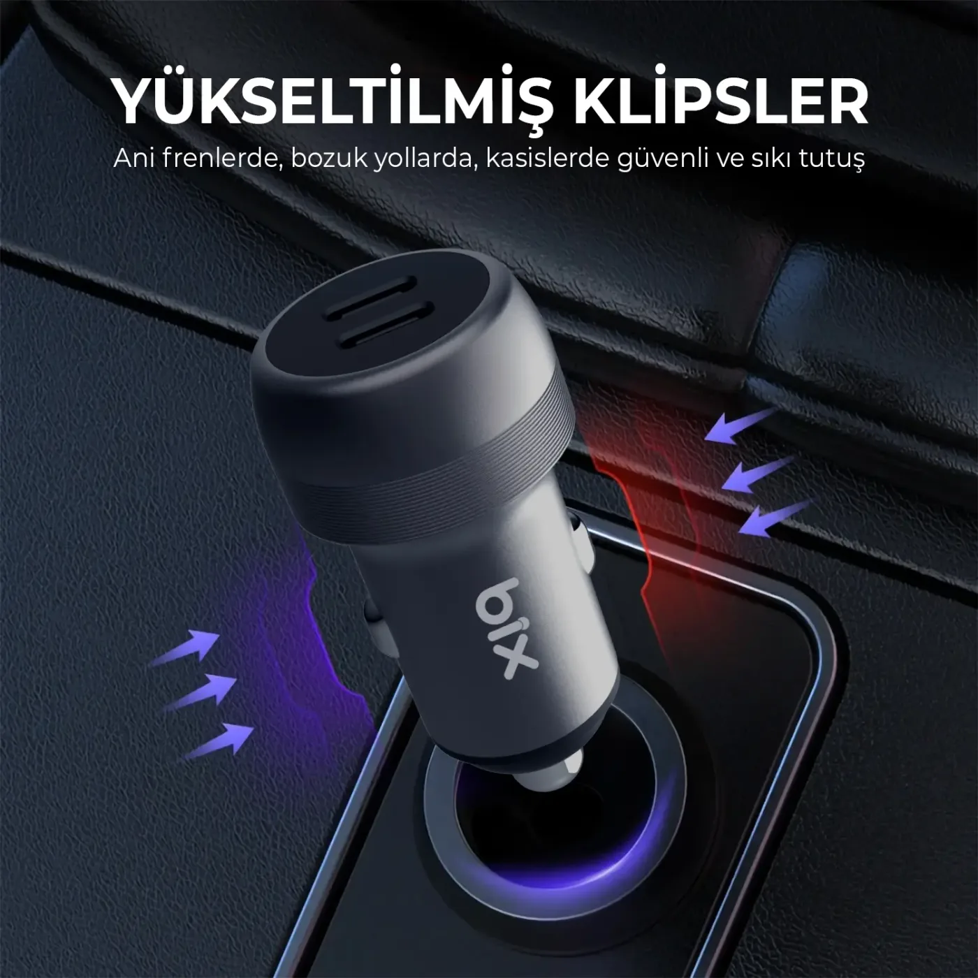 BXCC100W 100W 2*Type-C PD 3.0 Portlu PPS Destekli Şarj