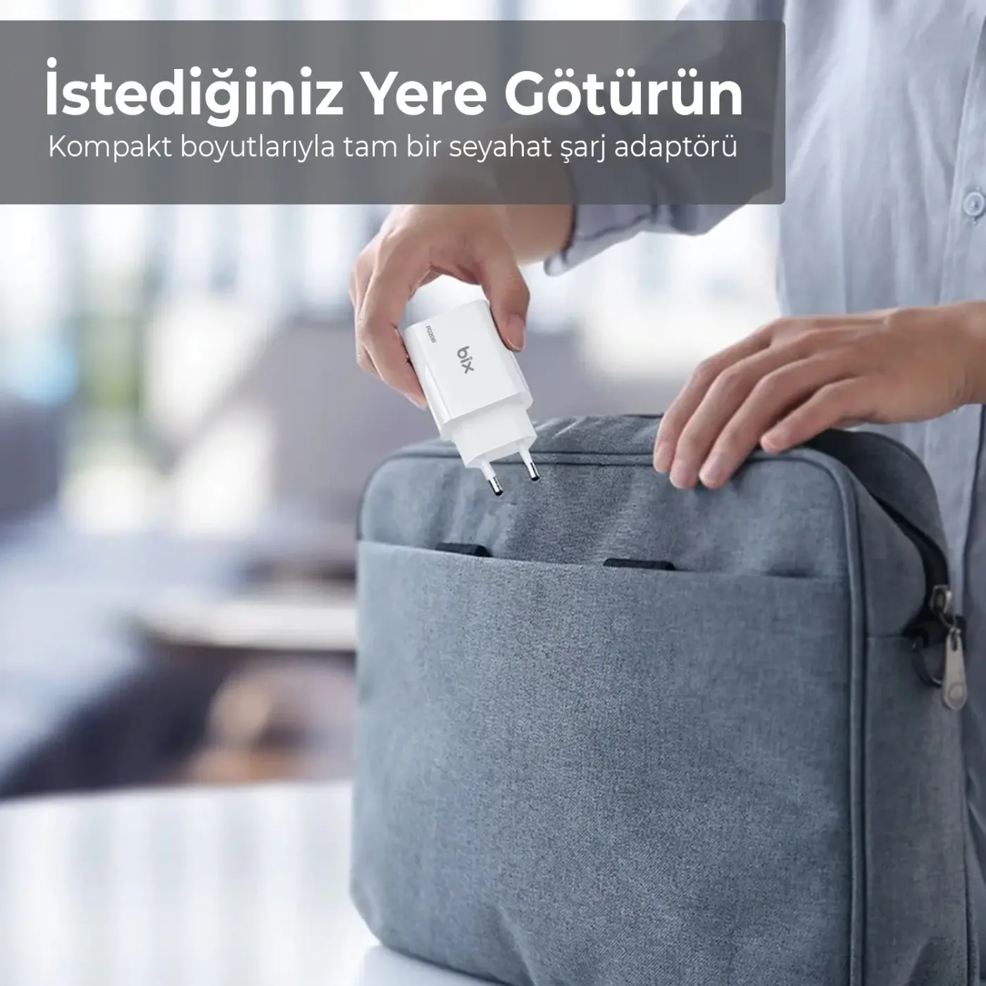 BXPD21TA 20W Type-C PD 3.0 Akıllı Çip ve Akım Şarj
