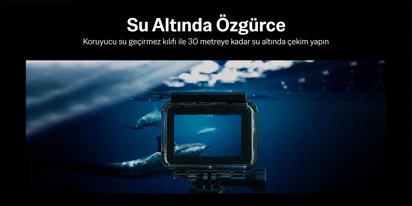 Bix Edge 1 HD Aksiyon Kamerası 720P 30 Metre Su