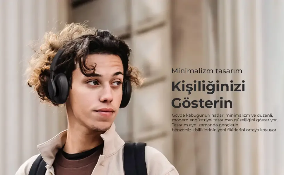 H1 ANC Soundcraft Hibrit Aktif Kulak Üstü Kulaklık