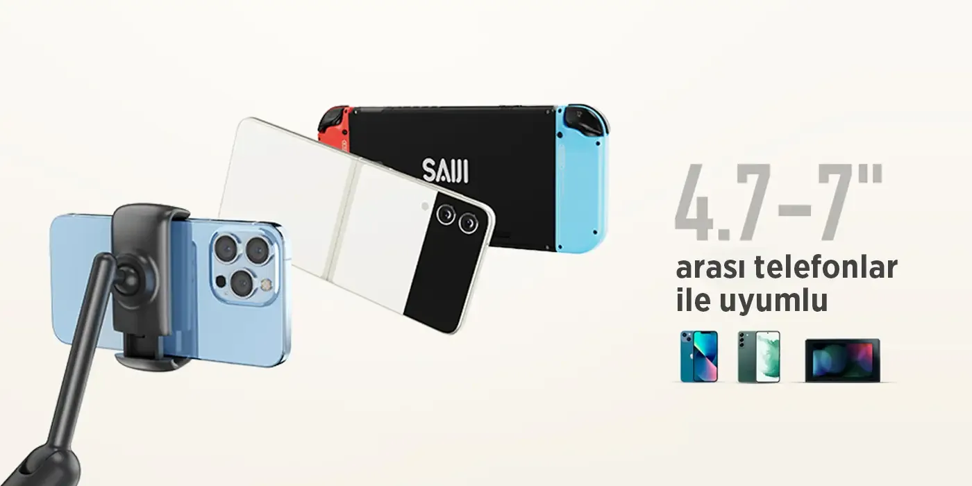 Bix Saiji IVY-4 95 cm 360° Derece Telefon Tutucu