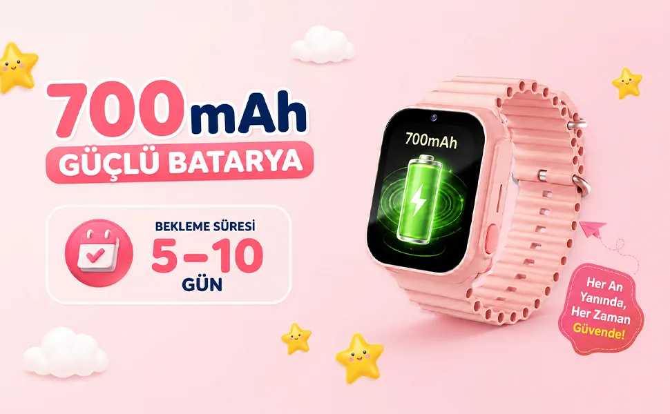 Bix Kids KW01 Sim Kartlı GPS Rota Takipli Akıllı Saati
