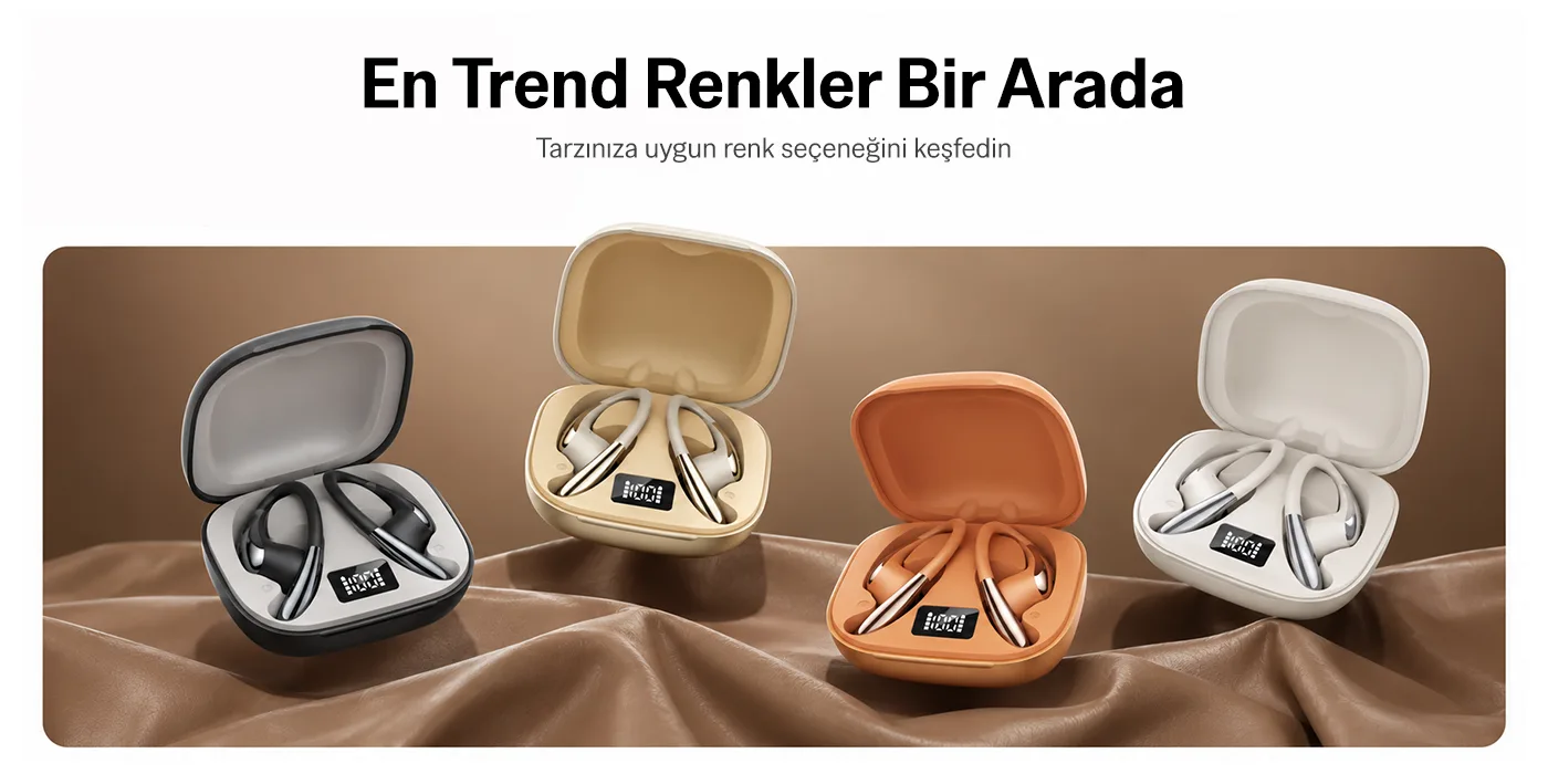 OWS3 Open Ear Bluetooth 6.0 ANC ve ENC Mikrofonlu, IPX5