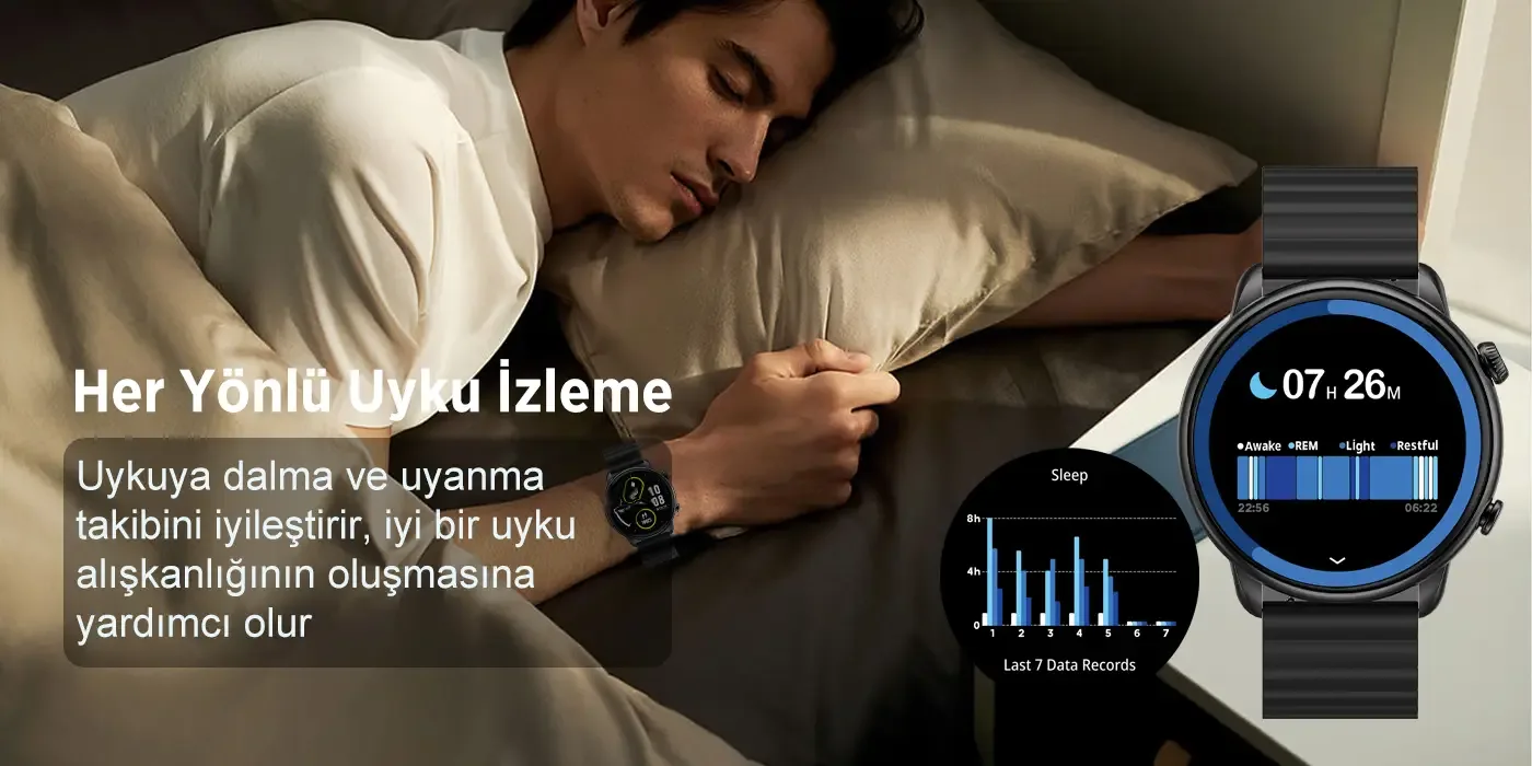 SW02AI 1.43” AMOLED Ekran, Bluetooth 5.2 Akıllı Saat
