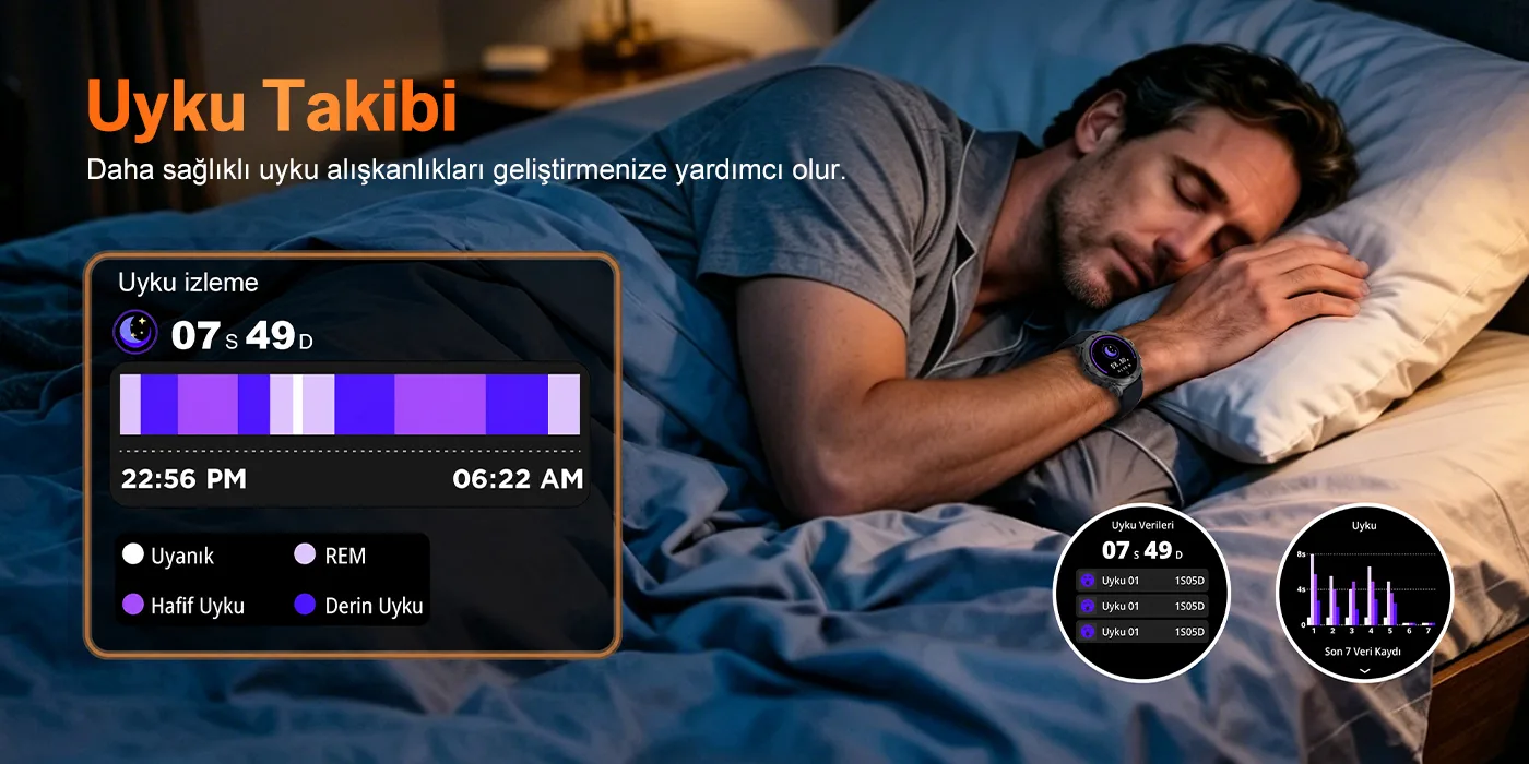 SW05 Metal Çerçeveli 1.43” AMOLED Ekran Akıllı Saat