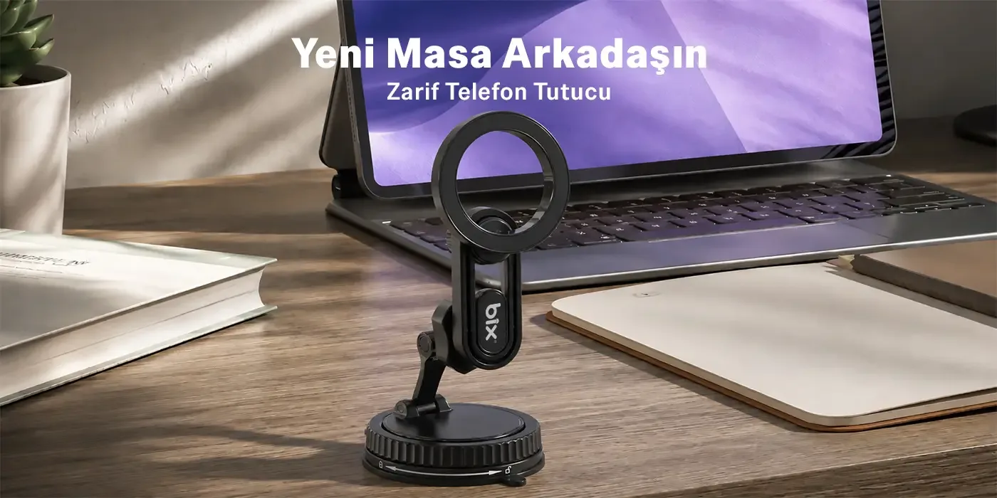TCH04 Güçlü Vakum Özellikli 360° Araç Telefon Tutucu