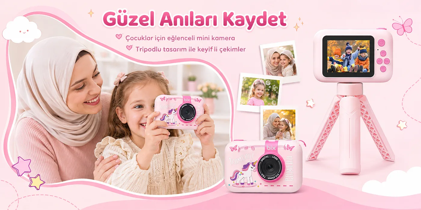 Bix Kids X101 Full HD 1080P 2.4” Ekranlı Kamerası