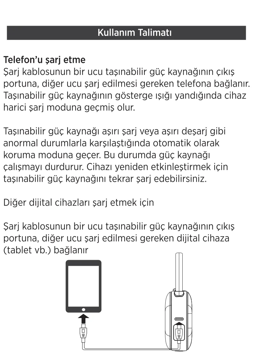 PB119 10000mAh PD 20W Cep Boyu Kompakt Tasarımlı Şarj kullanım kılavuzu — sayfa 5