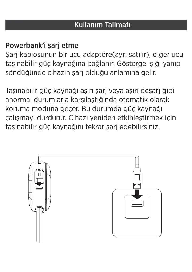 PB120 20000mAh PD 65W Cep Boyu Kompakt Tasarımlı Şarj kullanım kılavuzu — sayfa 4