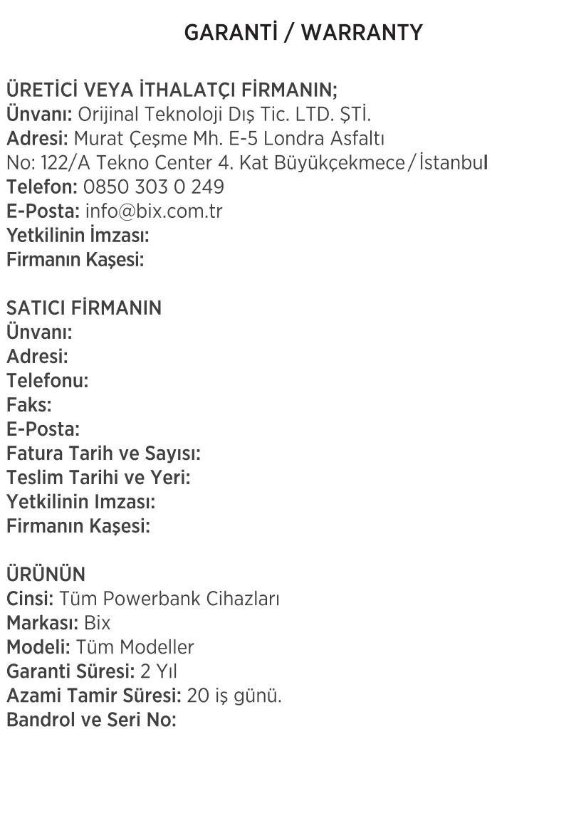 PB120 20000mAh PD 65W Cep Boyu Kompakt Tasarımlı Şarj kullanım kılavuzu — sayfa 9