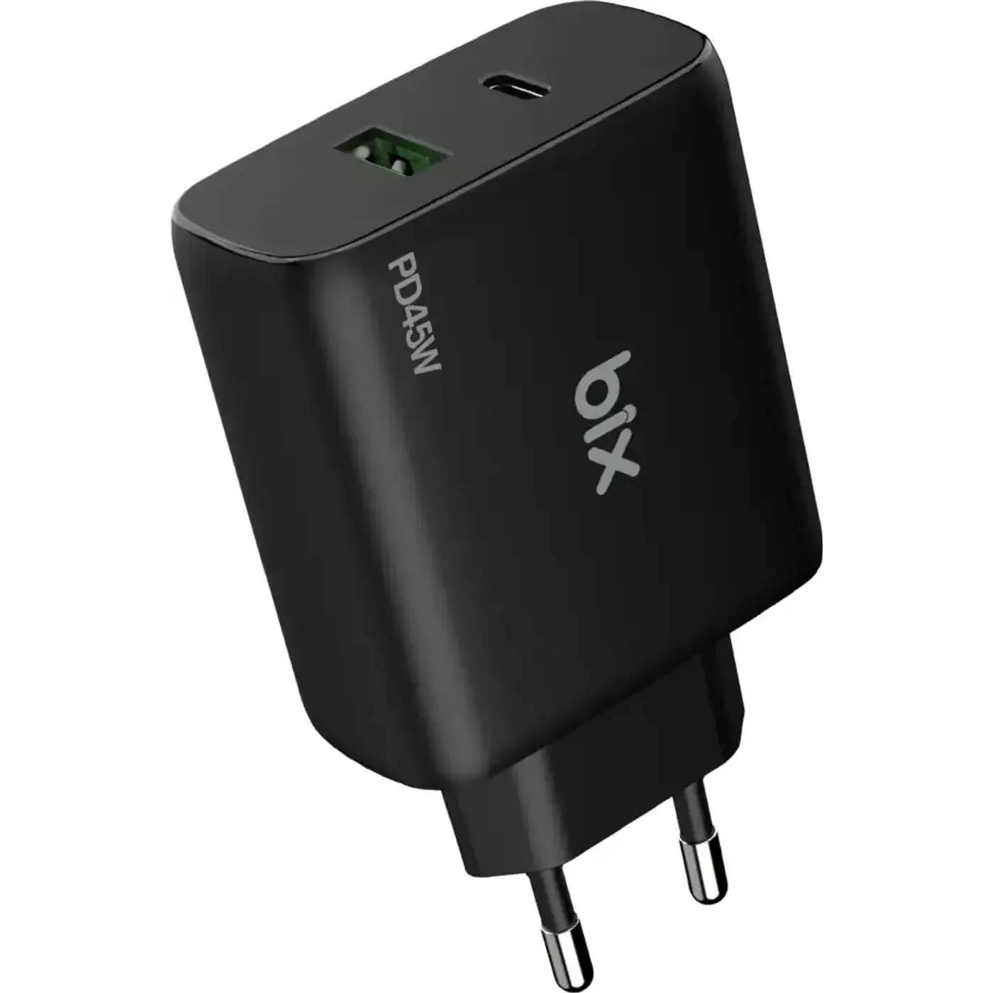 BX2P45G GaN PD 45W Type-C ve USB-A QC 18W Çift Portlu — görsel 2
