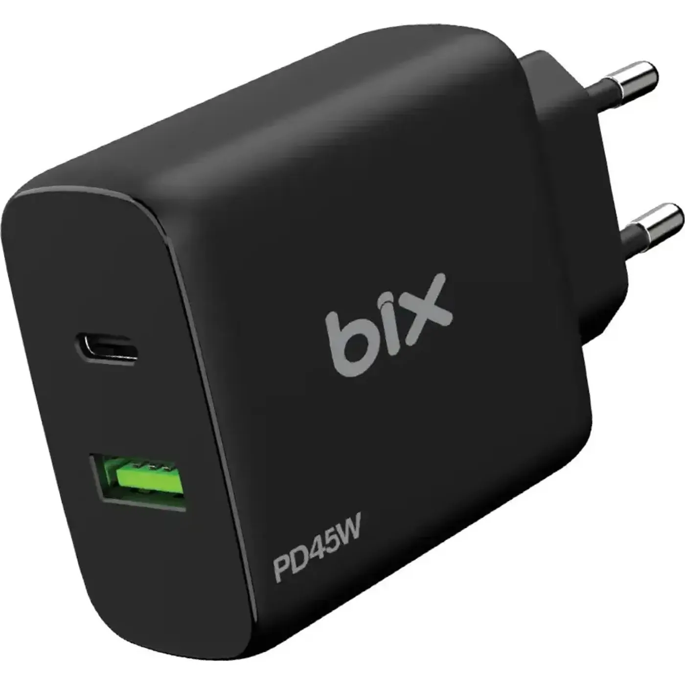 BX2P45G GaN PD 45W Type-C ve USB-A QC 18W Çift Portlu