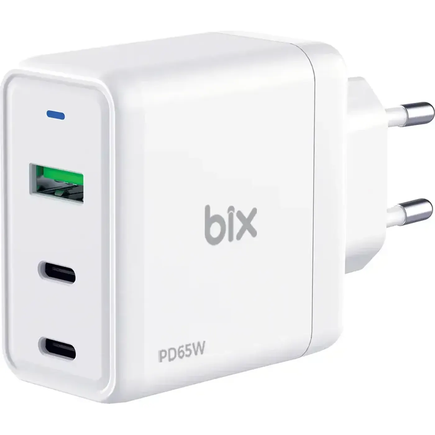 BX3P65G GaN 65W USB QC 3.0 ve 2*Type-C PD 3.0 Üç Portlu