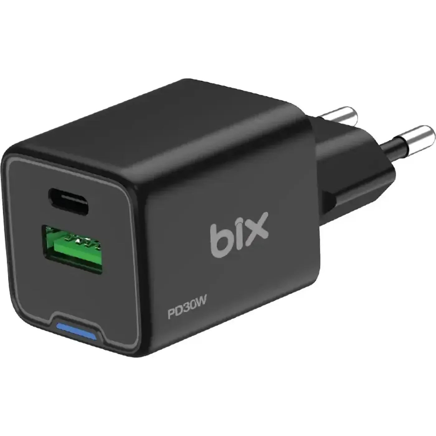 BX2P30G GaN PD 30W Type-C ve USB-A QC 18W Çift Portlu