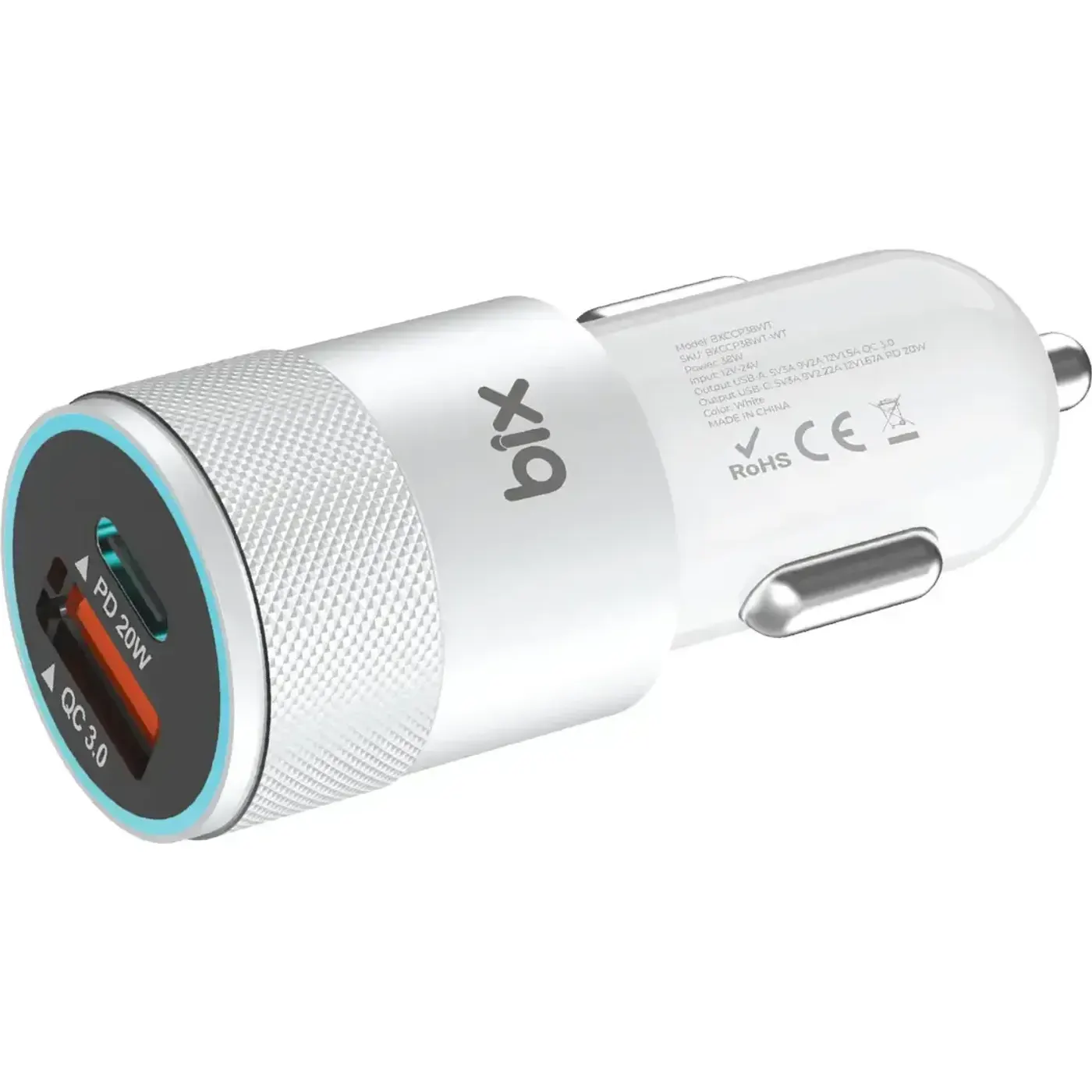 BXCCP38WT 38W USB QC 3.0 18W ve Type-C PD 20W Çift Şarj — görsel 2