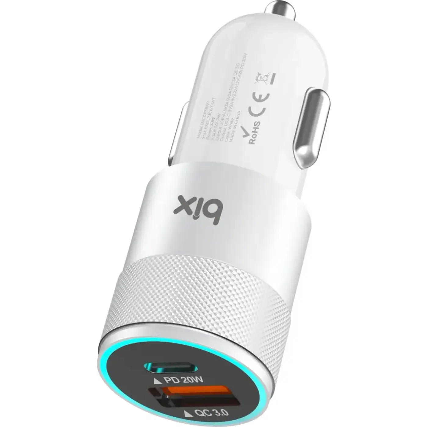 BXCCP38WT 38W USB QC 3.0 18W ve Type-C PD 20W Çift Şarj — görsel 3