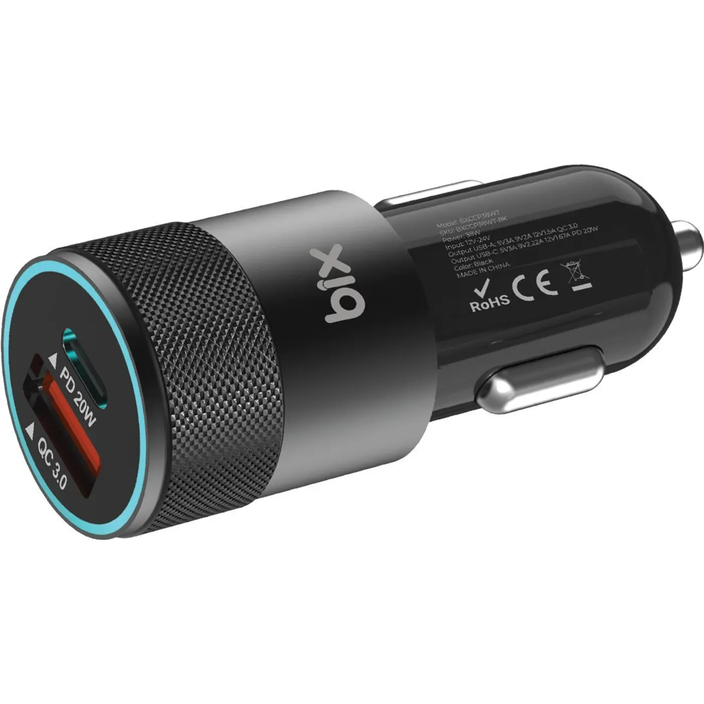 BXCCP38WT 38W USB QC 3.0 18W ve Type-C PD 20W Çift Şarj — görsel 2