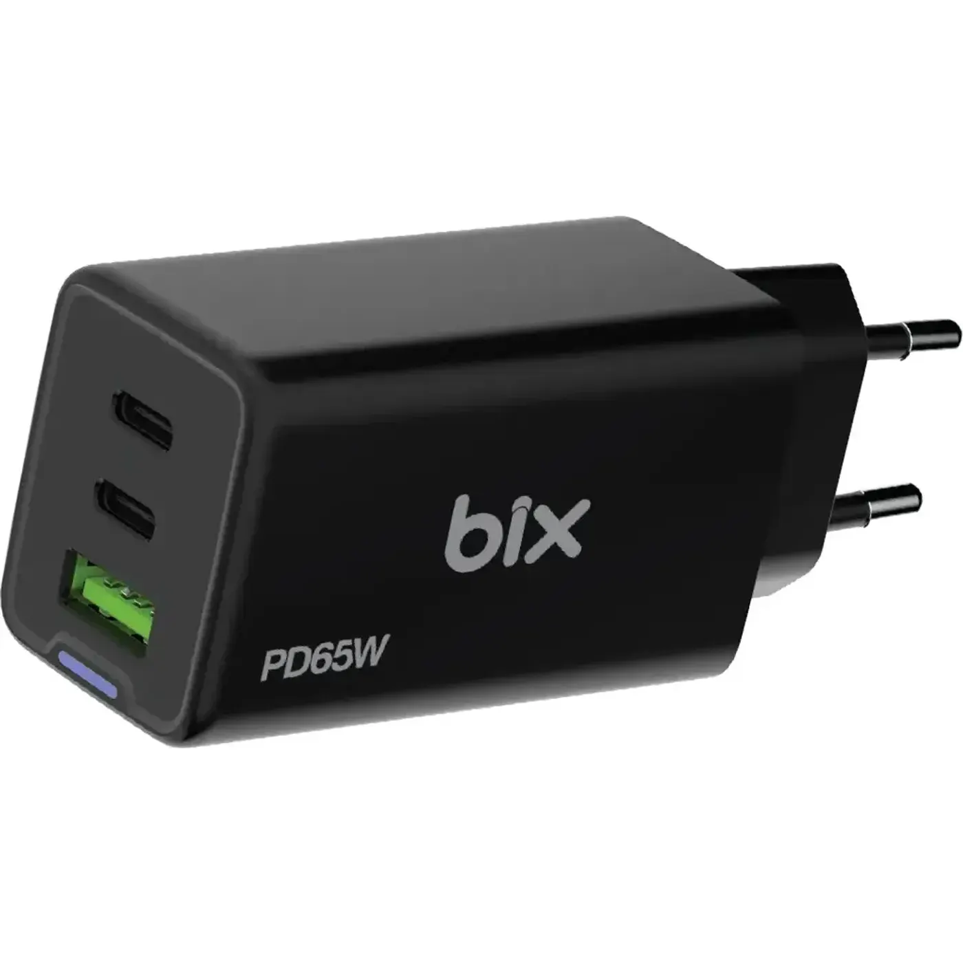 BX3P66G GaN 65W 2*Type-C PD 3.0 ve USB-A QC Üç Portlu — görsel 2