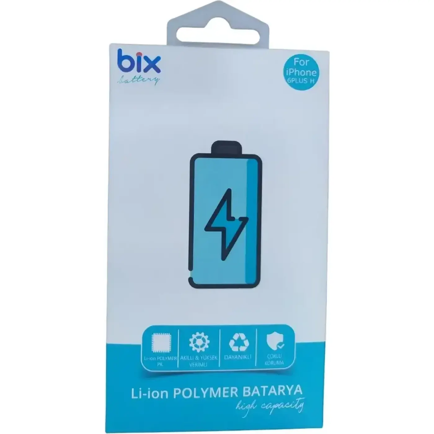 Bix 6PLUS H iPhone 6 Plus için 3700mAh Yüksek Batarya