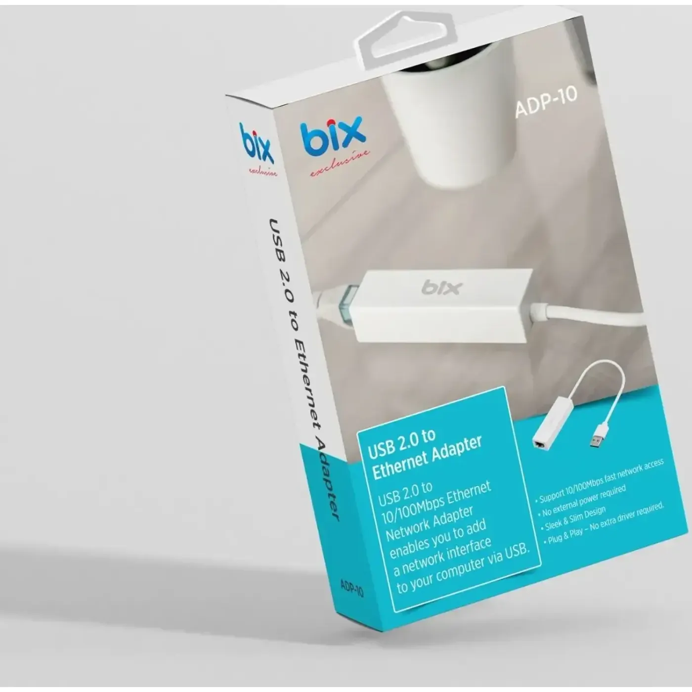 ADP-10 USB 2.0 to RJ45 100Mbps Ethernet Dönüştürücü — görsel 4