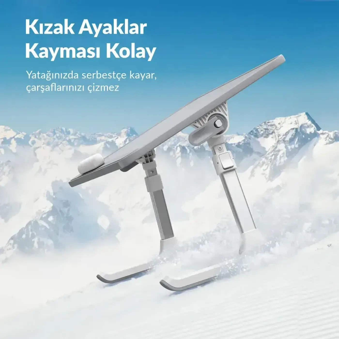 Bix Saiji AL33 Yükseklik ve Açı Ayarlı Laptop Masası — görsel 3