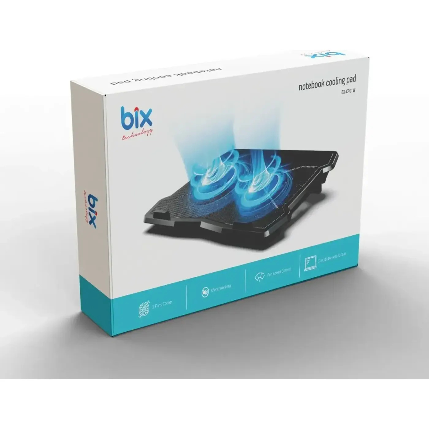 BX-CP01W LED Aydınlatmalı 10-15.6″ Notebook Soğutucu — görsel 4
