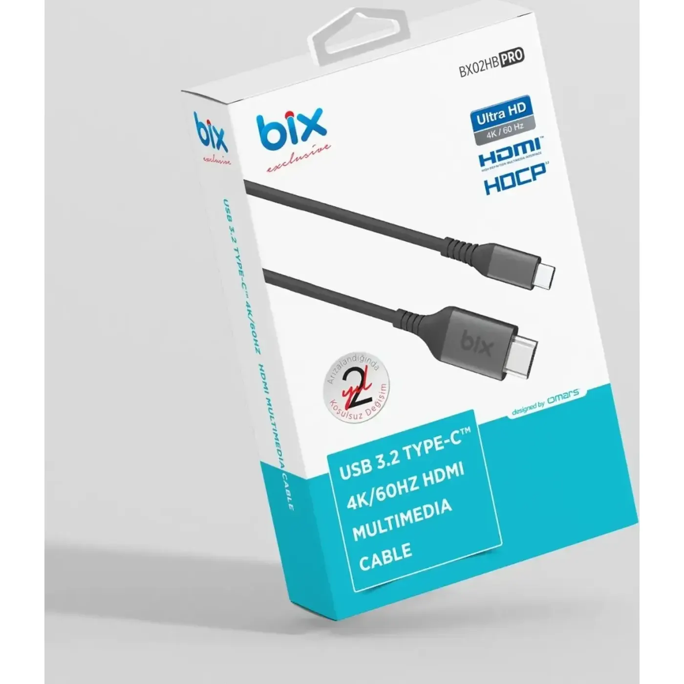 BX02HB PRO 4K 60Hz HDCP Destekli Type-C to HDMI Görüntü — görsel 3