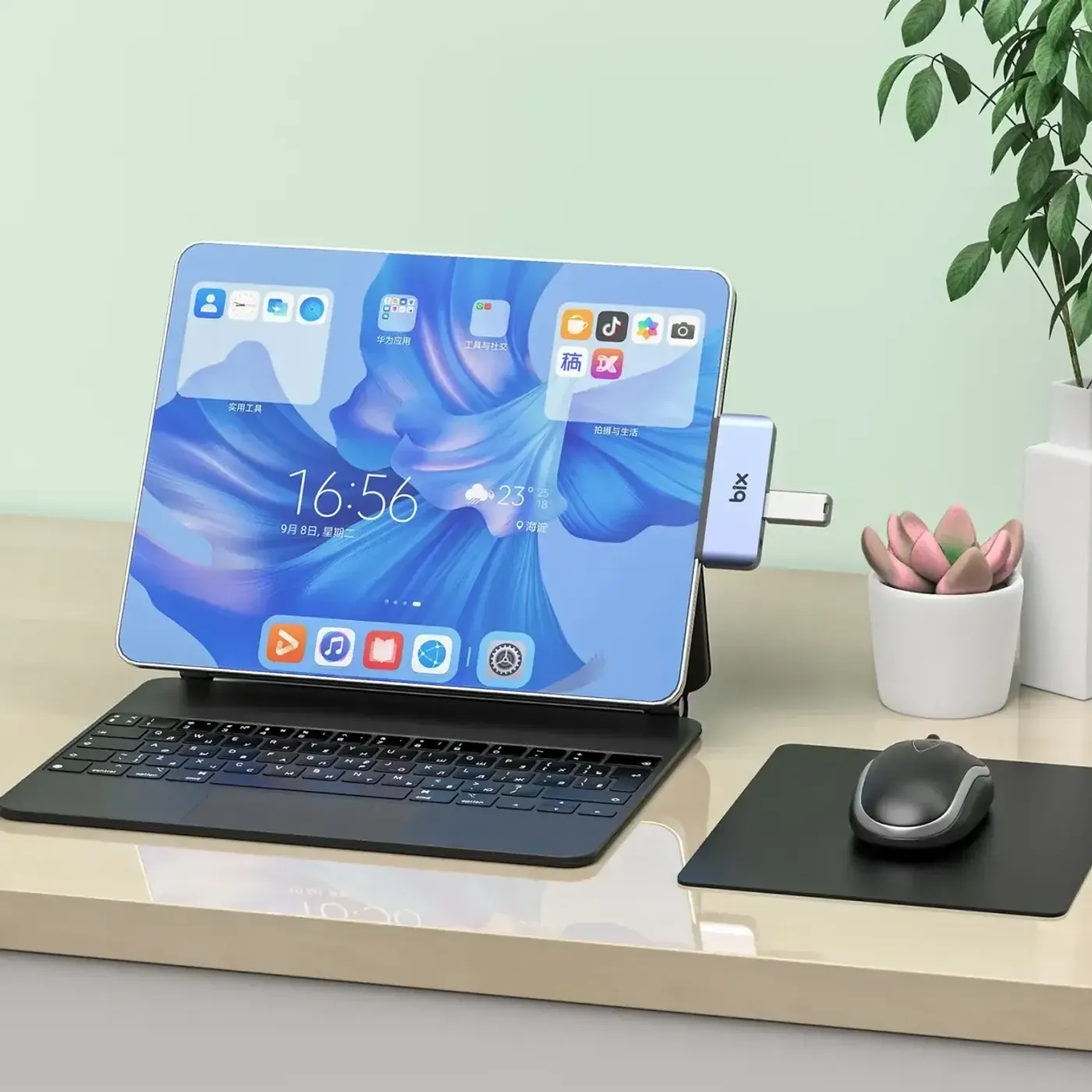 BX16HB Type-C USB 3.5mm Aux HDMI 4K Thunderbolt 3.0 PD — görsel 4