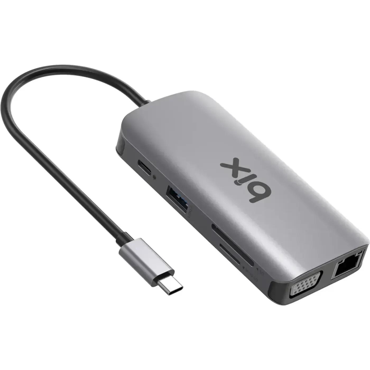 BX17HB Type-C to Gigabit Ethernet HDMI PD USB 3.2 Micro — görsel 2