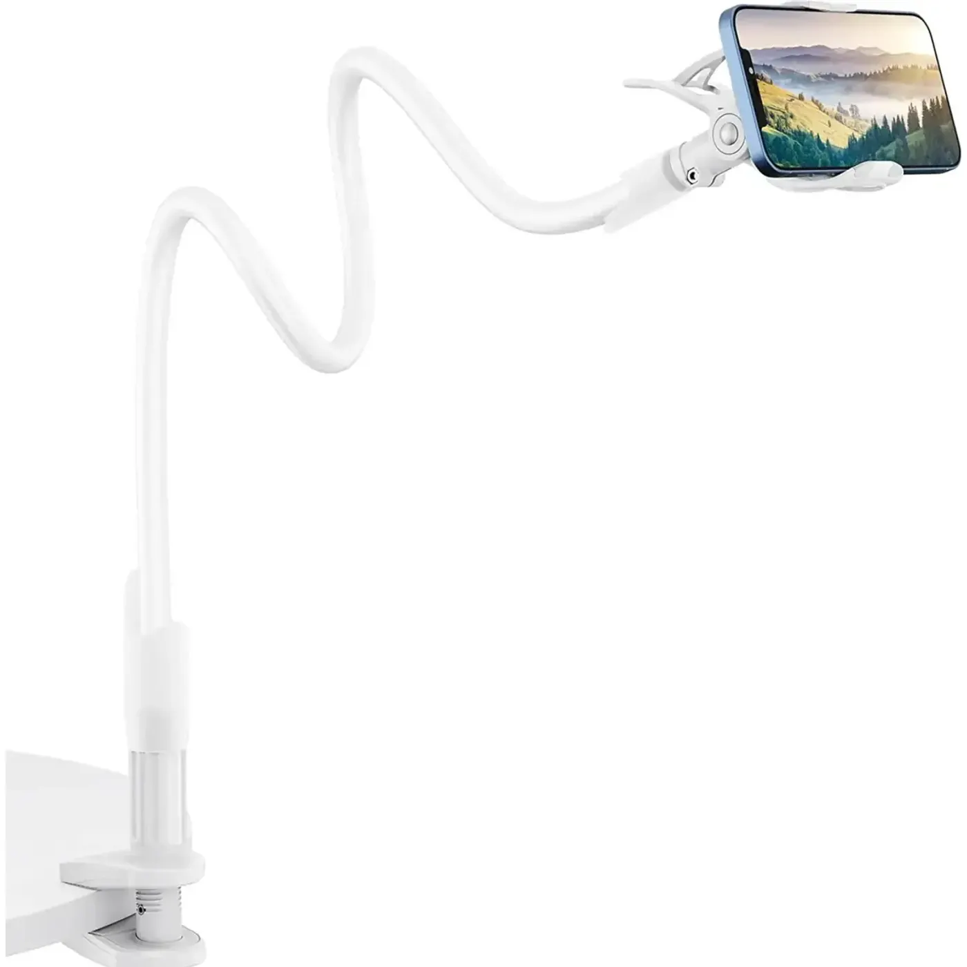 Bix Saiji IVY-85 Akrobat Esnek Telefon Tutucu Beyaz