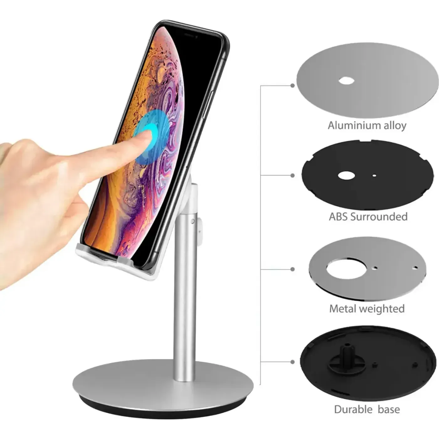 Bix Saiji S1-II Masaüstü Ayarlanabilir Tablet Telefon — görsel 5