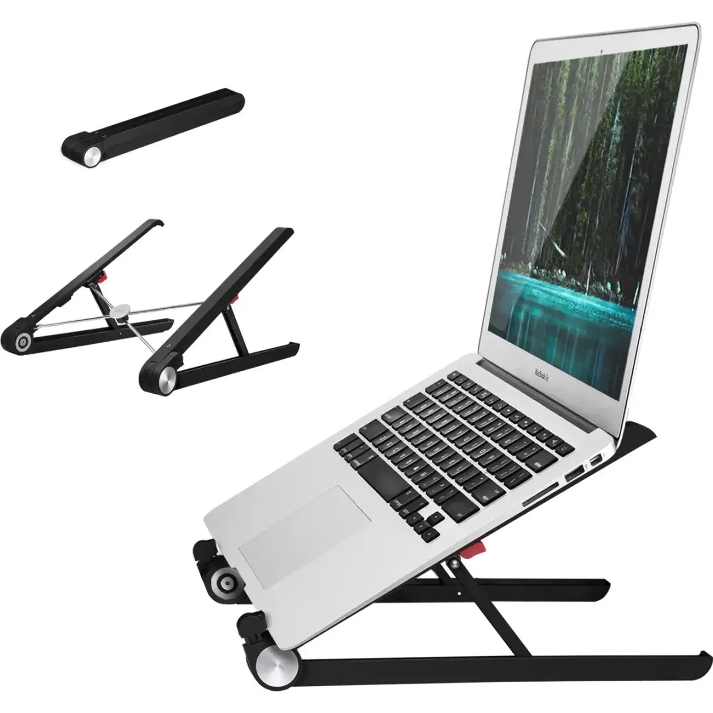 Bix Saiji X1 Alüminyum Notebook Laptop Standı Siyah