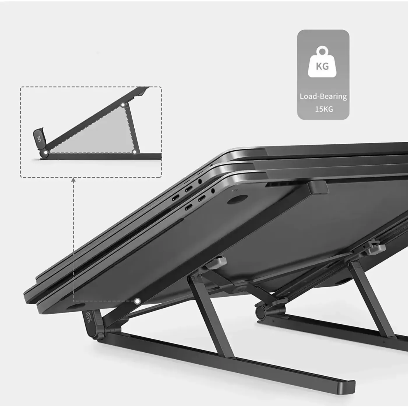 Bix Saiji X2 Taşıma Çantalı Alüminyum Notebook Laptop — görsel 4