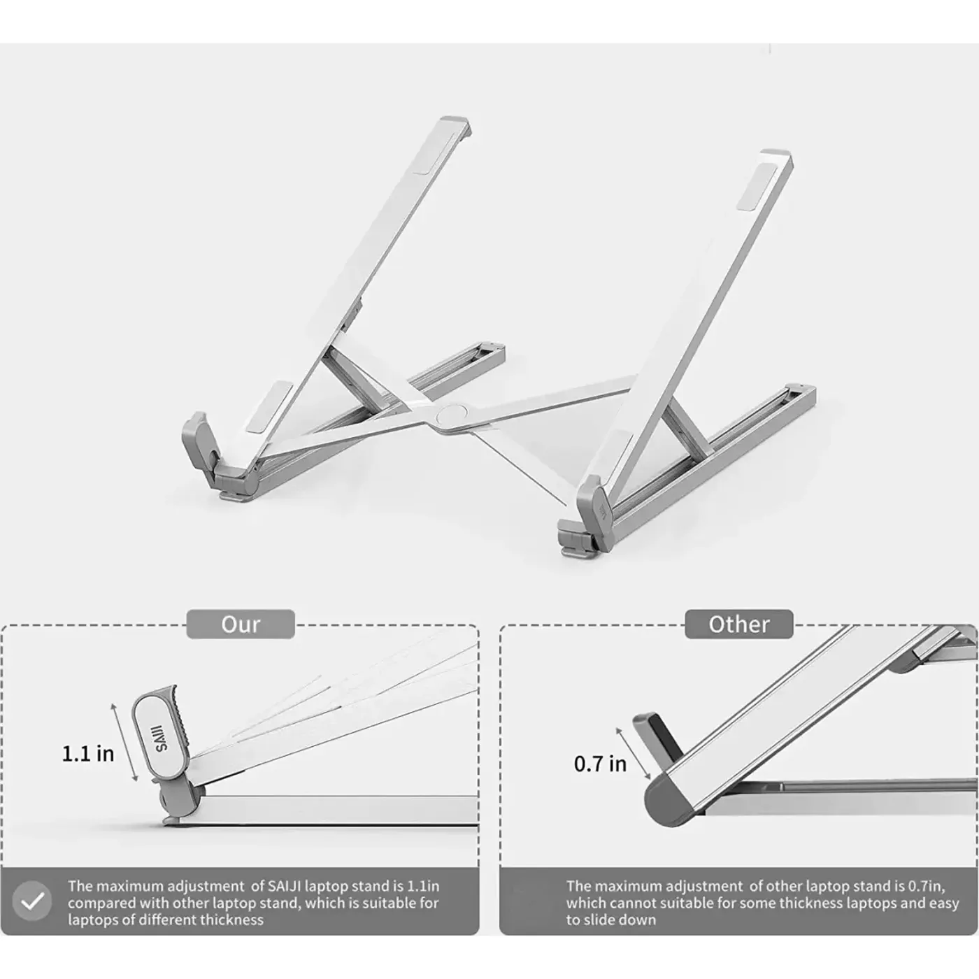 Bix Saiji X2 Taşıma Çantalı Alüminyum Notebook Laptop — görsel 4