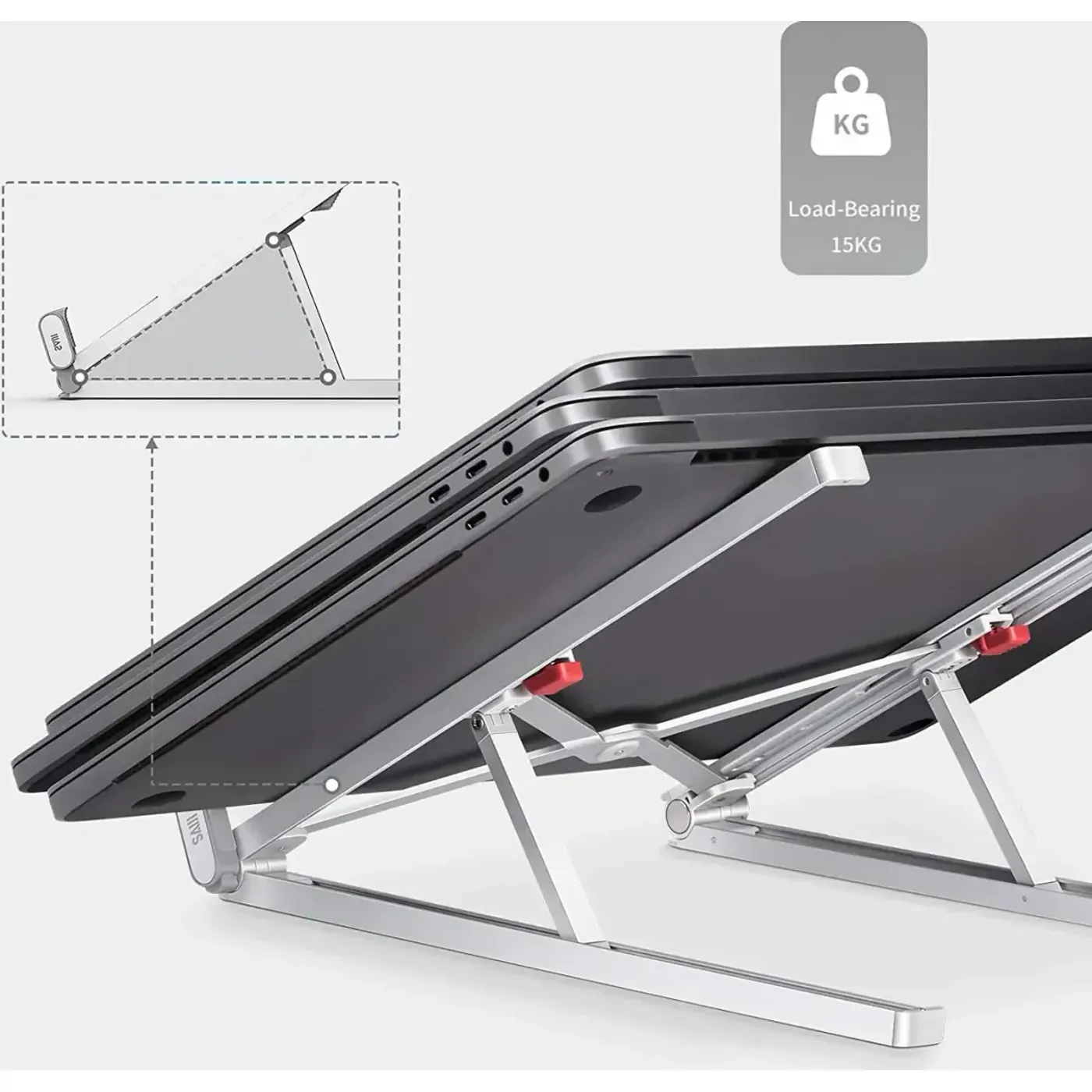Bix Saiji X2 Taşıma Çantalı Alüminyum Notebook Laptop — görsel 5