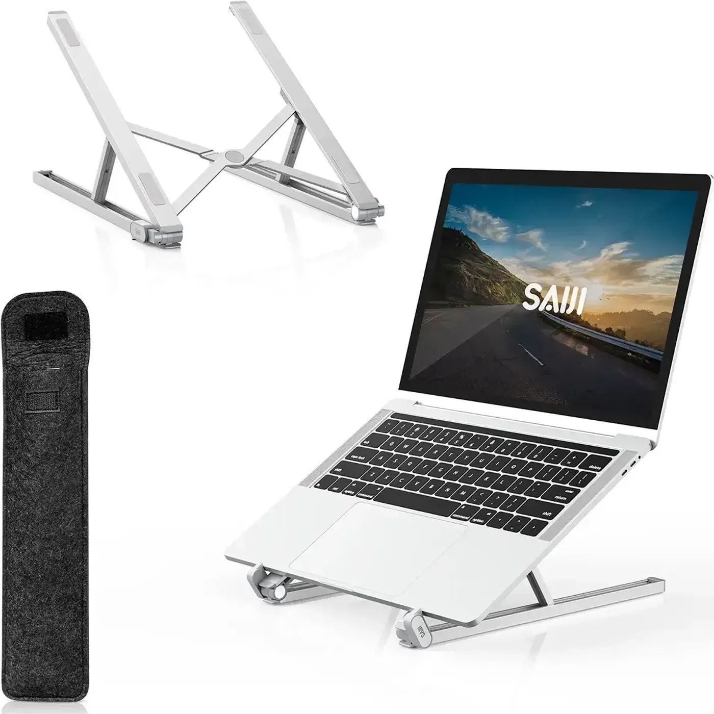 Bix Saiji X2 Taşıma Çantalı Alüminyum Notebook Laptop