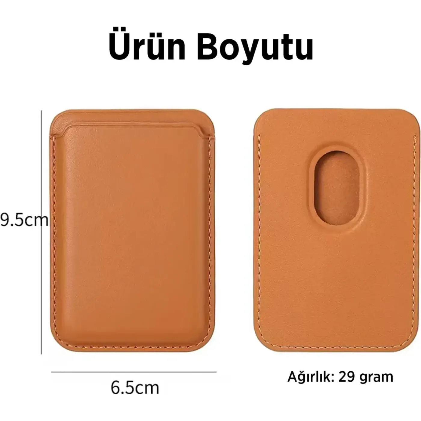 Bix TMW1 Magsafe Uyumlu Kartlık Özellikli Manyetik Deri — görsel 3
