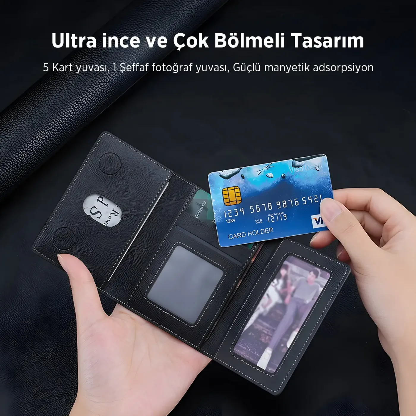 Bix TMW3 MagSafe Uyumlu, Slim Tutuş ve Çoklu Kart — görsel 3
