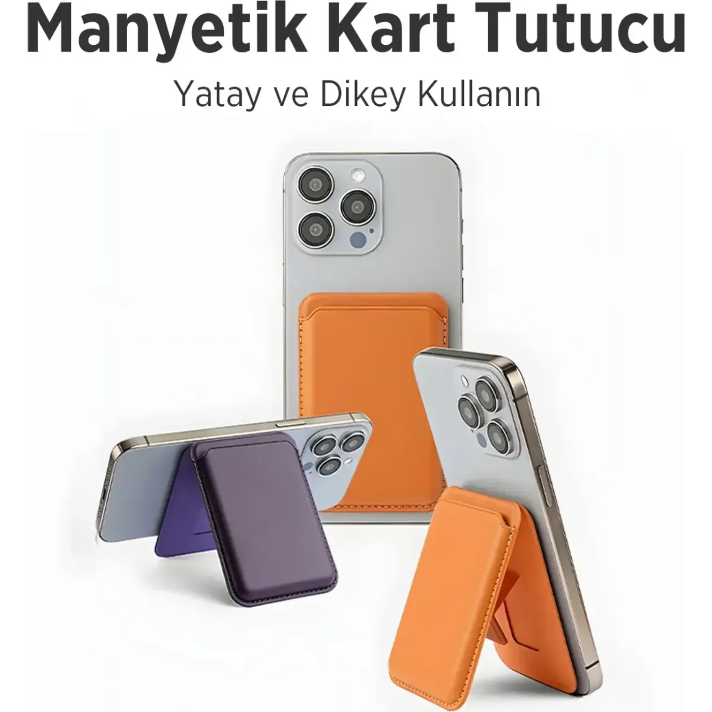 Bix TMW4 MagSafe Uyumlu Kart Taşıma ve Telefon Stand — görsel 6