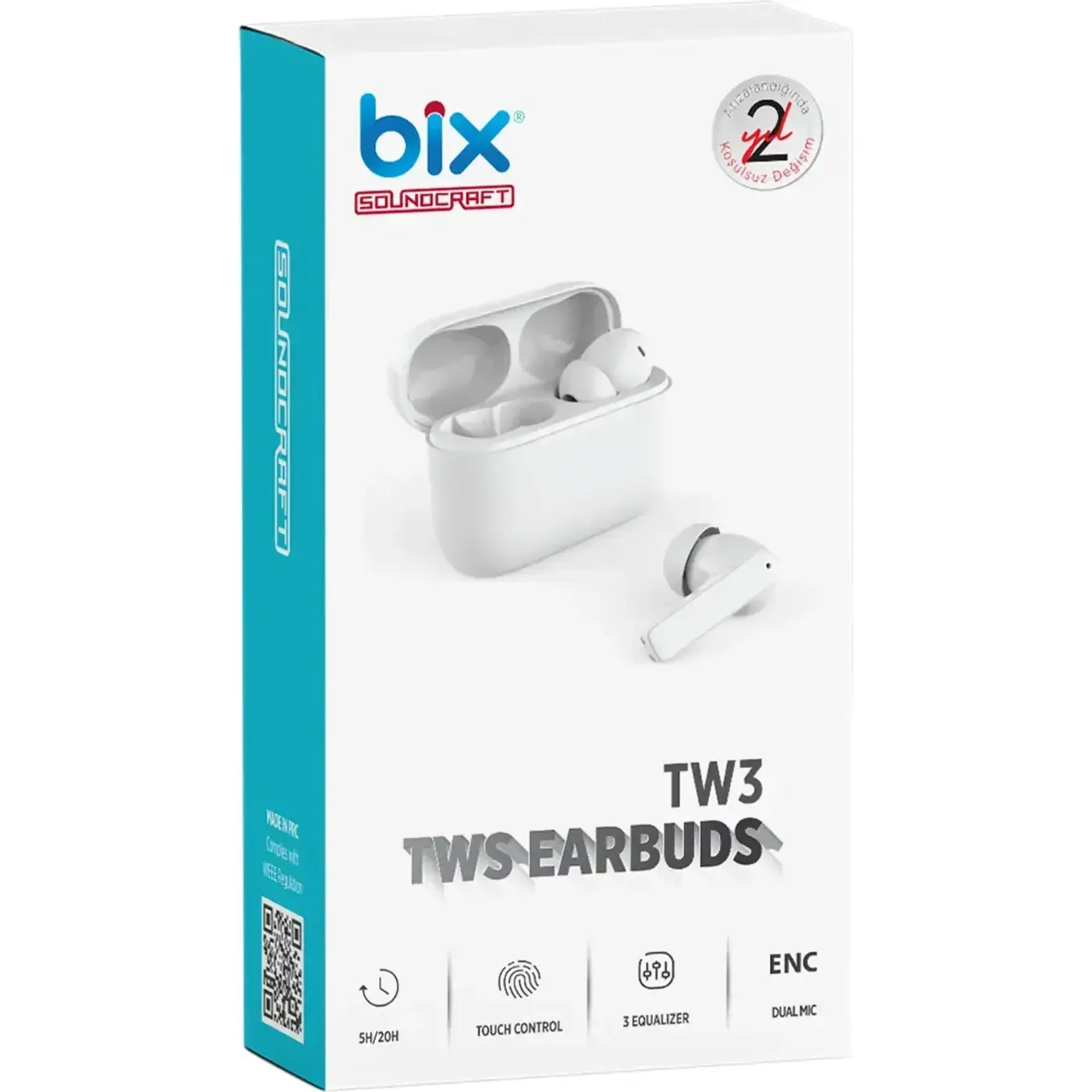 TW3 Soundcraft Bluetooth 5.2 ENC 3 Kulak içi Kulaklık — görsel 4