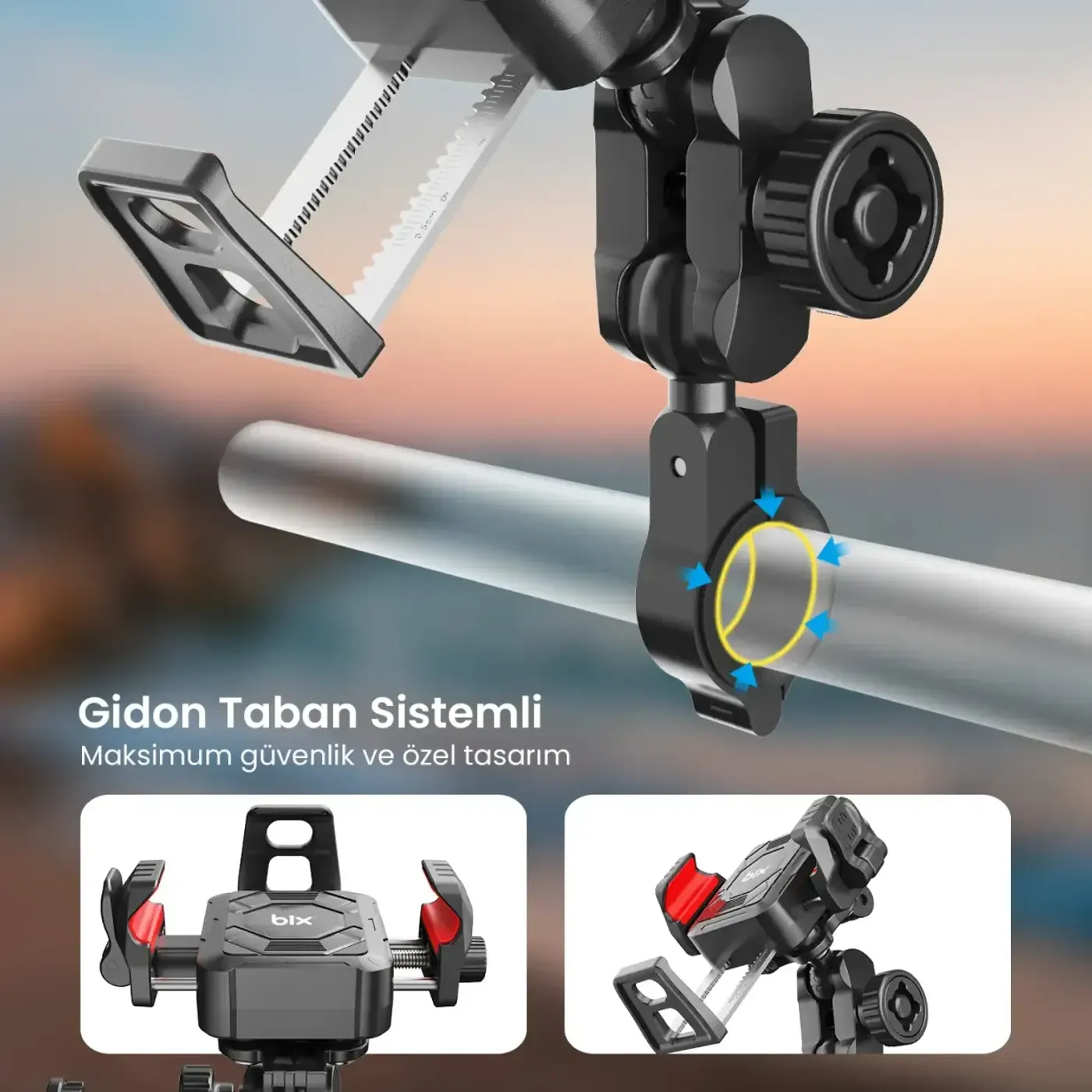 BPH04 Gidon Bağlantılı 360° Derece Ayarlanabilir 4″-7” — görsel 3