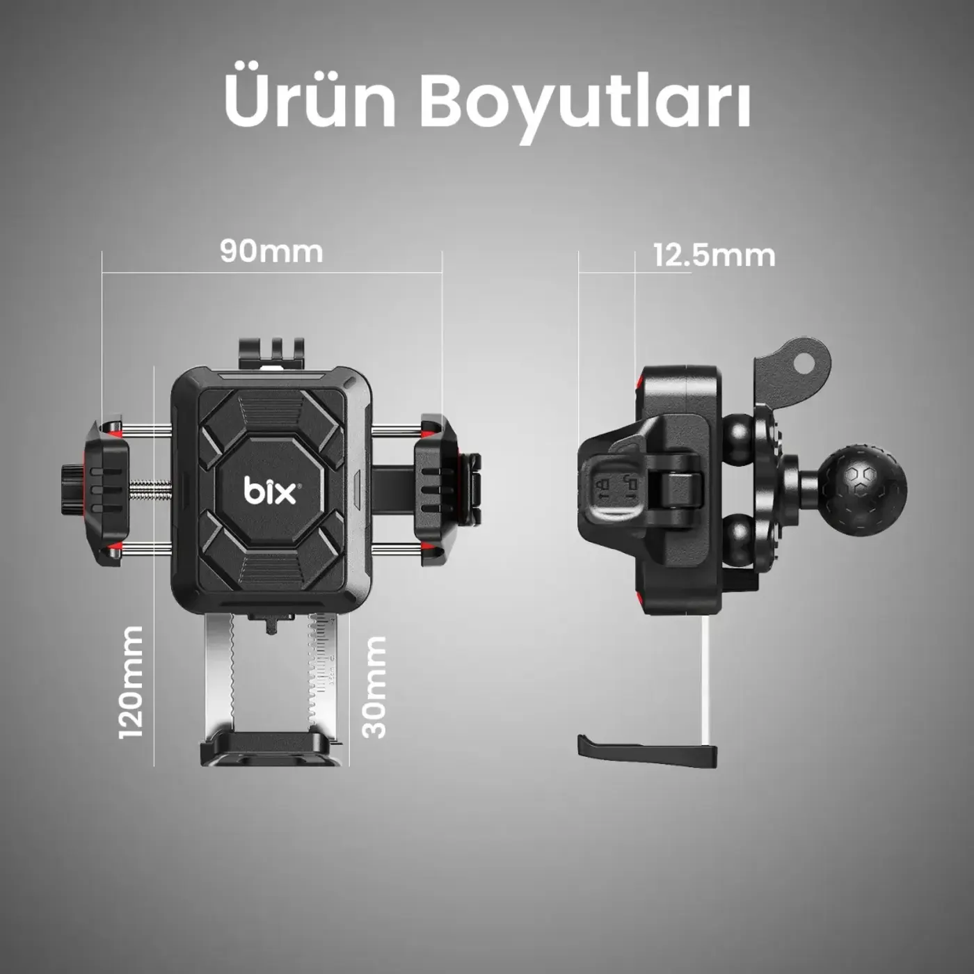BPH04 Gidon Bağlantılı 360° Derece Ayarlanabilir 4″-7” — görsel 4