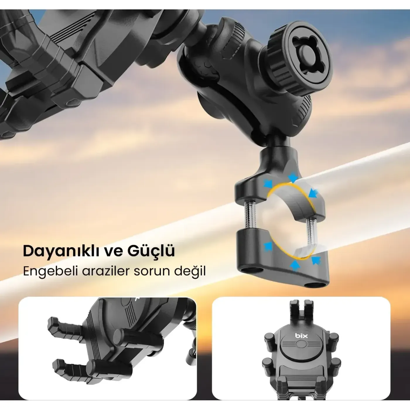 BPH05 Güneş ve Yağmur Korumalı Gidon Bağlantılı 360° — görsel 5
