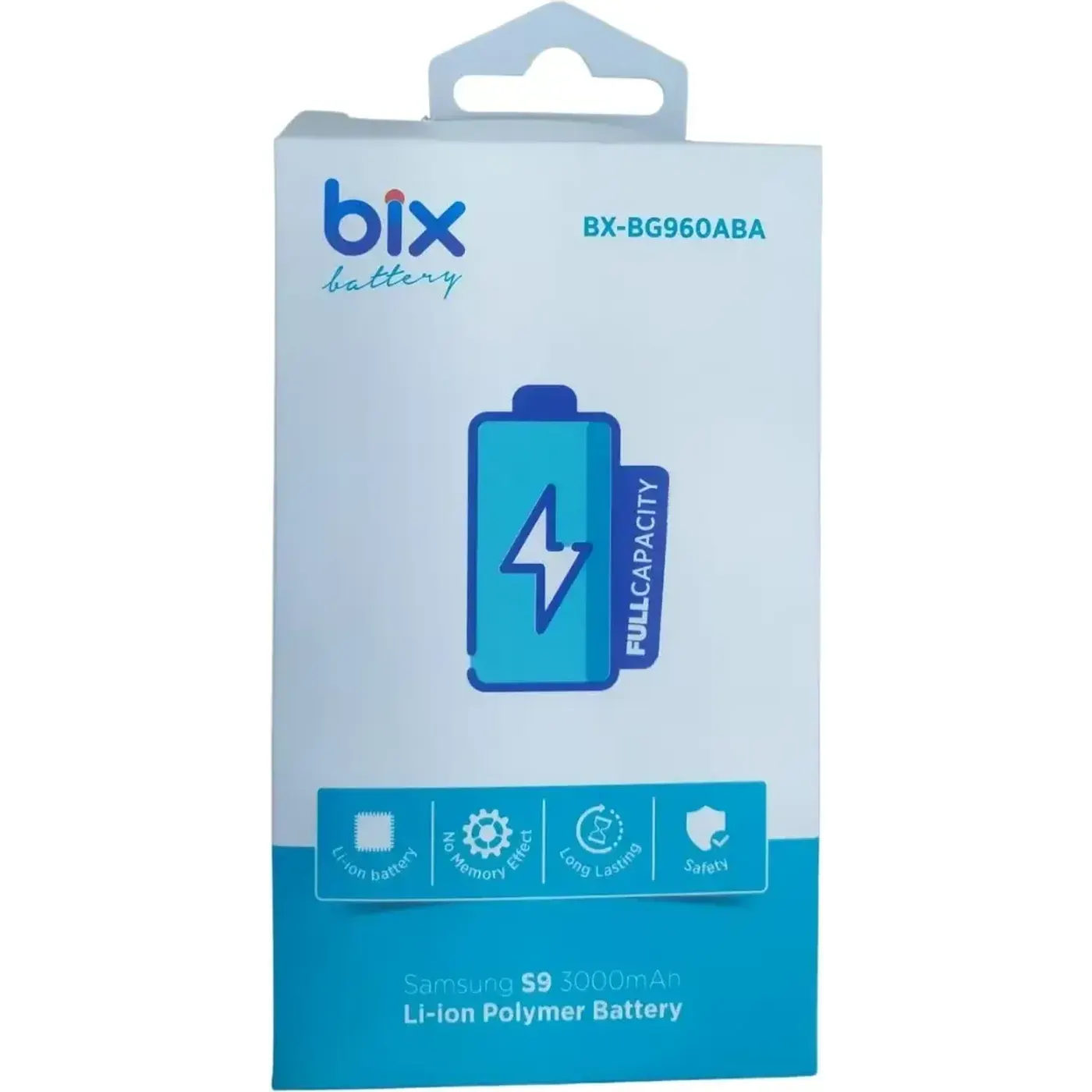 Bix Samsung Galaxy S9 için 3000mAh Kapasiteli Batarya