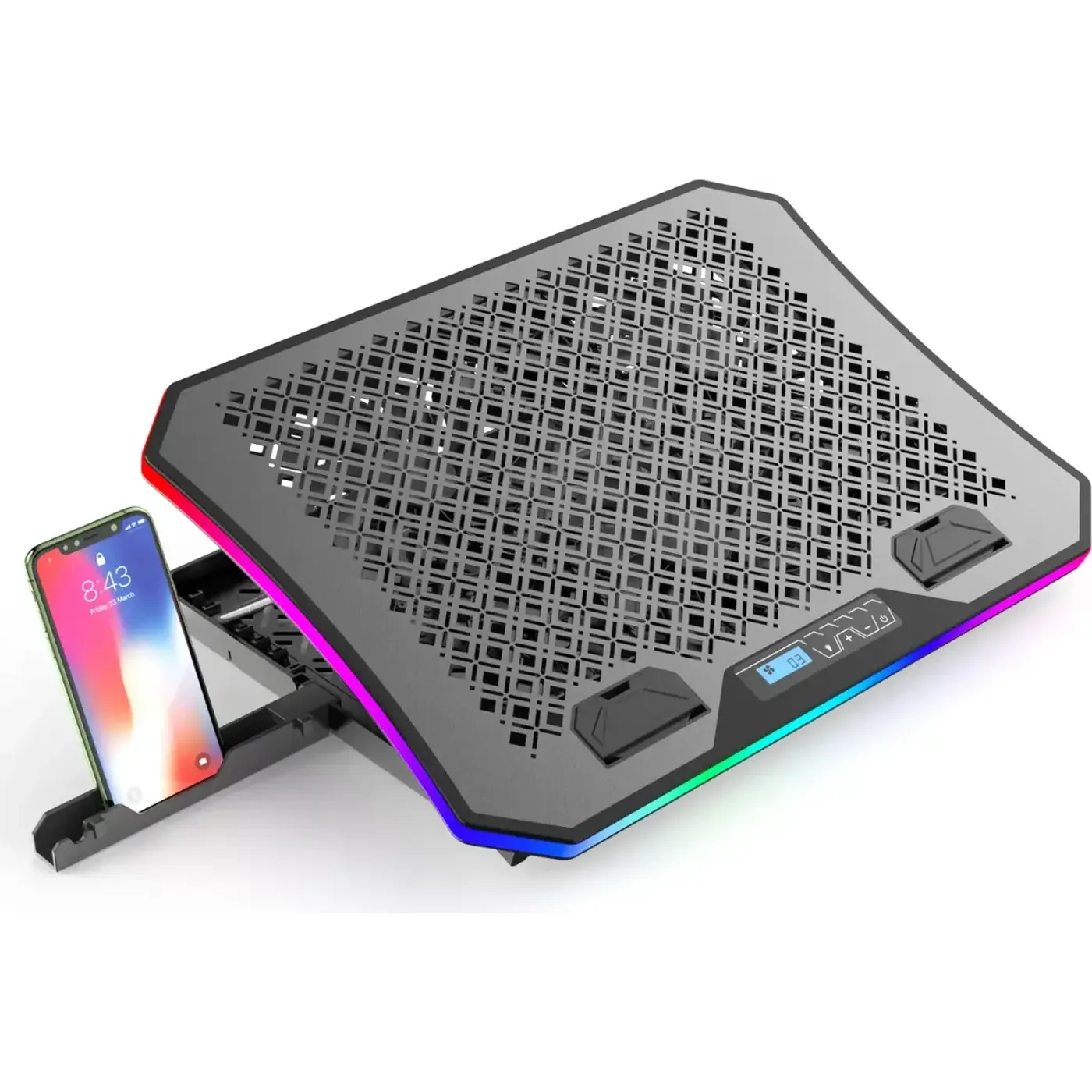 BX-CP02G RGB Aydınlatmalı Gaming Notebook Soğutucu